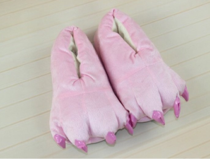 claw slippers
