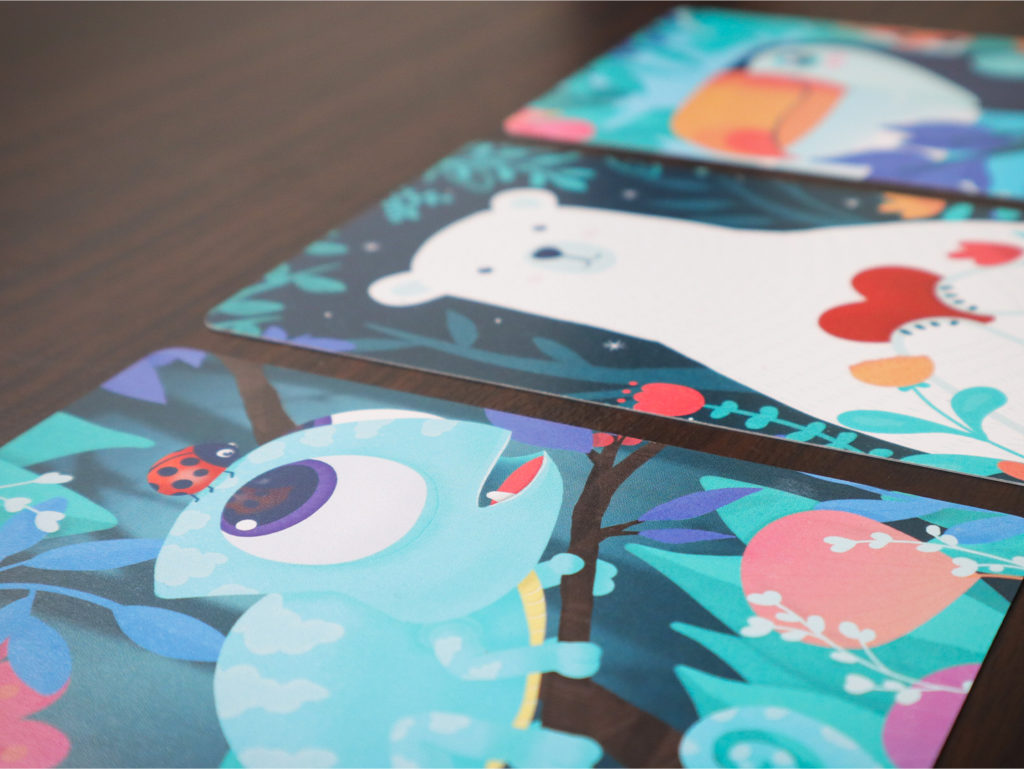 These Adorable Hand-Illustrated Cards Come to Life With Augmented Reality 4 Ogg Cards 4