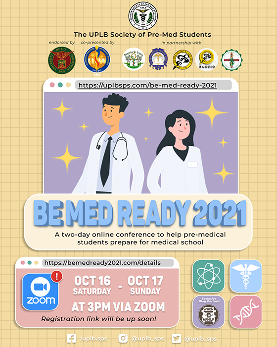BE MED READY 2021 POSTER