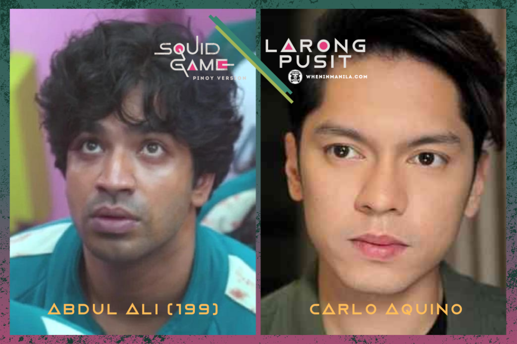 Carlo Aquino Abdul Ali Squid Game Filipino Version