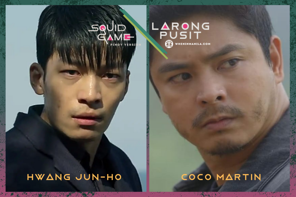 Coco Martin Hwang Jun ho Squid Game Filipino Version