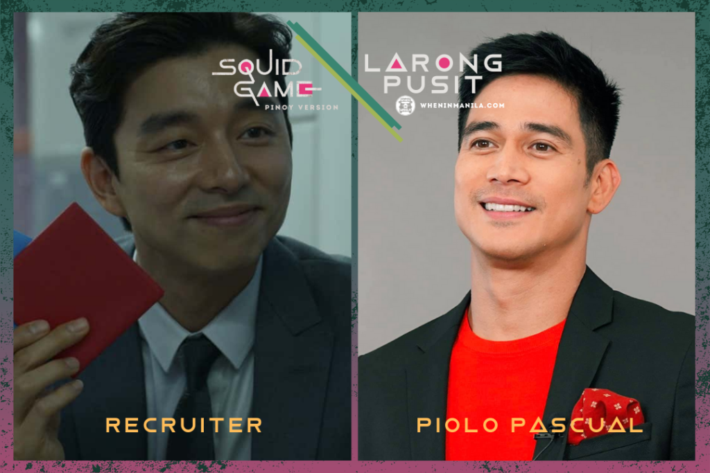 Piolo Pascual Recruiter Gong Yoo Squid Game Filipino Version