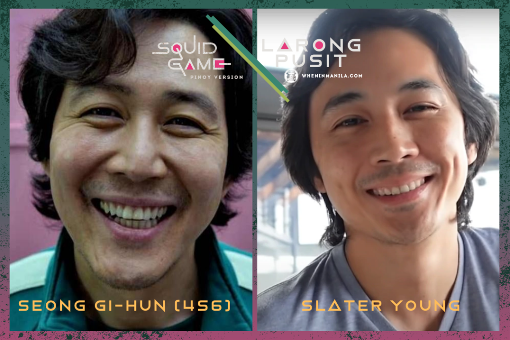 Slater Young Seong Gi hun Squid Game Filipino Version