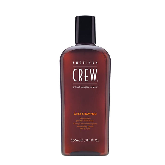 American Crew Gray Shampoo 250ml Anti Yellow Tone Shampoo for Men
