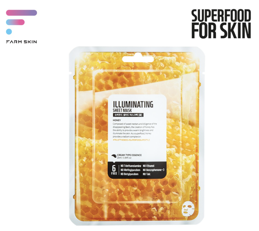 Super Food Salad for Skin Facial Sheet Mask Farmskin