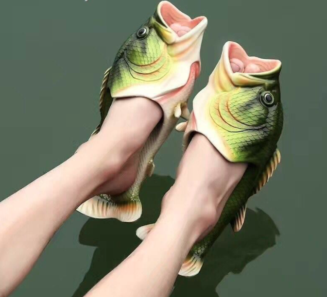fish slippers