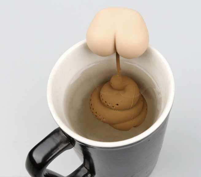 poo tea strainer