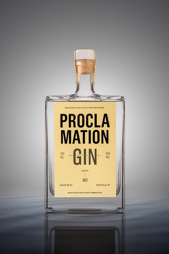 Proclamation Gin Bottle