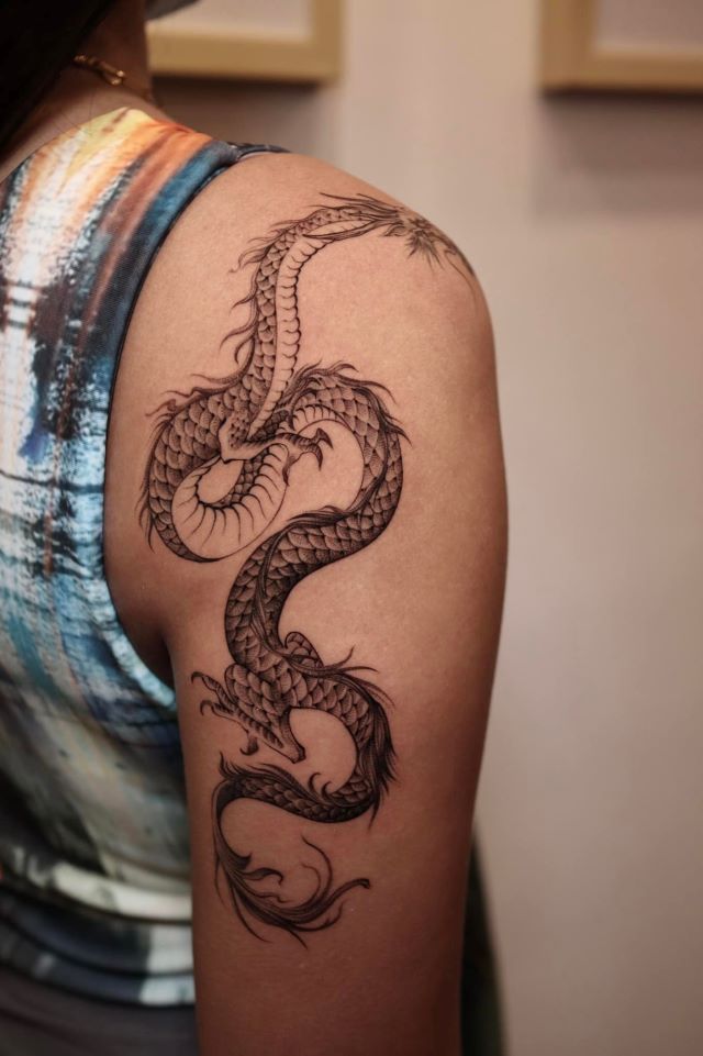 nadine lustre dragon tattoo