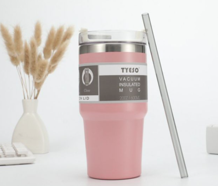 pink tumbler