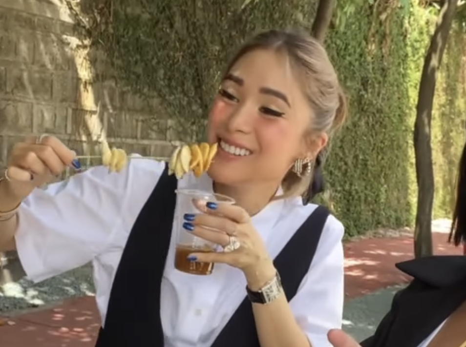 Heart Evangelista Eats Street Food