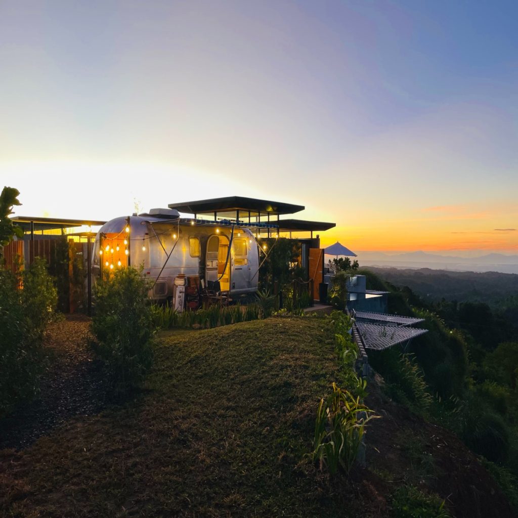 4 Vintage airstream suite on top of a hill in Calaca Batangas