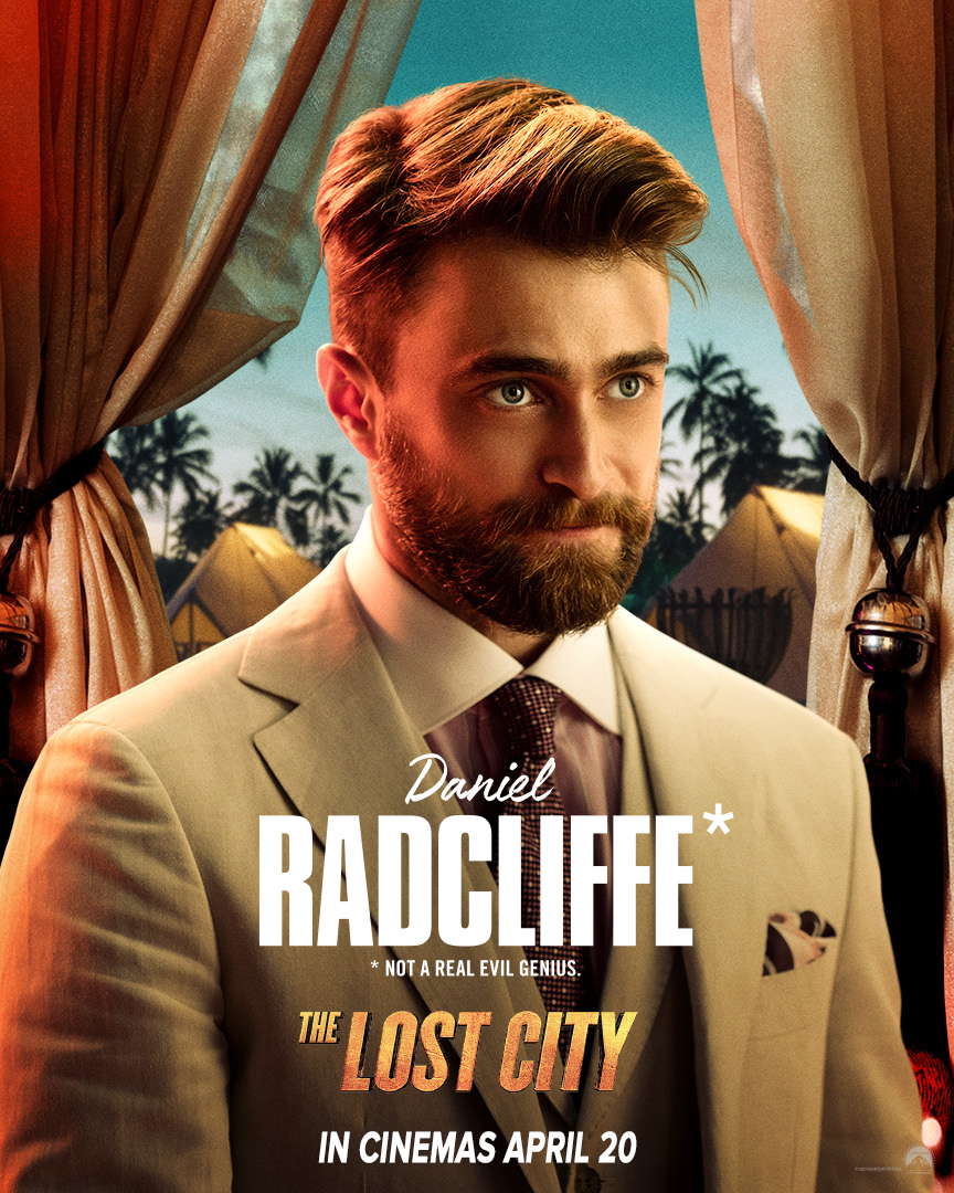 Fairfax Daniel Radcliffe The Lost City Poster