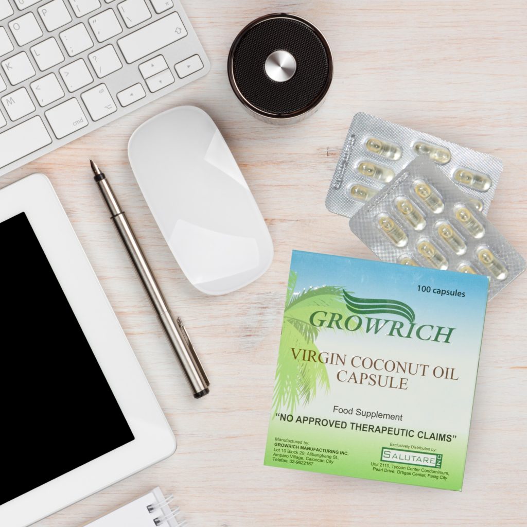 Growrich VCO Capsules is the VCO you can pop