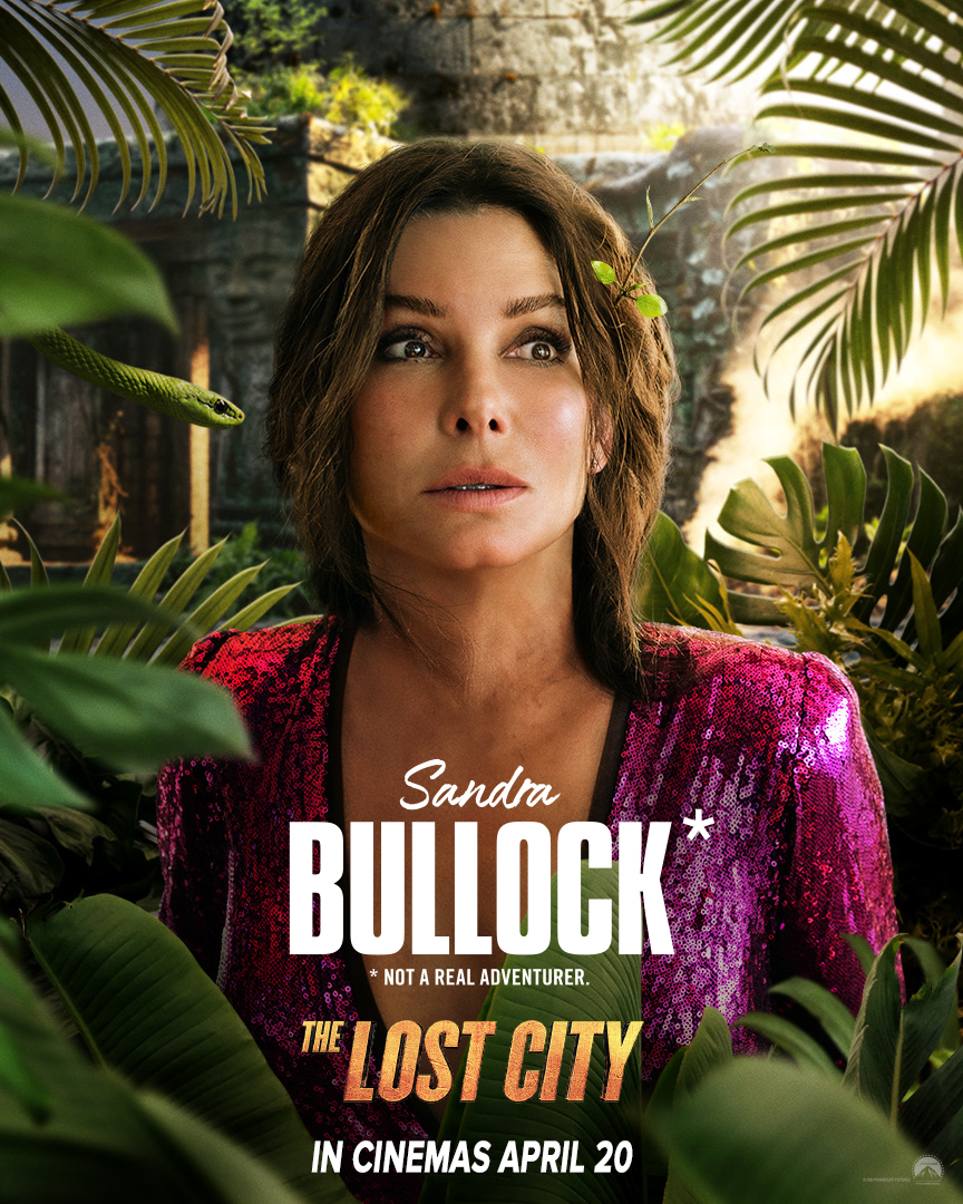 Loretta Sandra Bullock The Lost City Poster