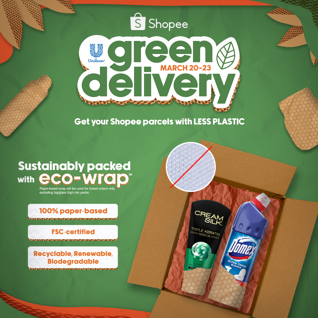 Unilever Philippines partners With Shopee for Green Delivery