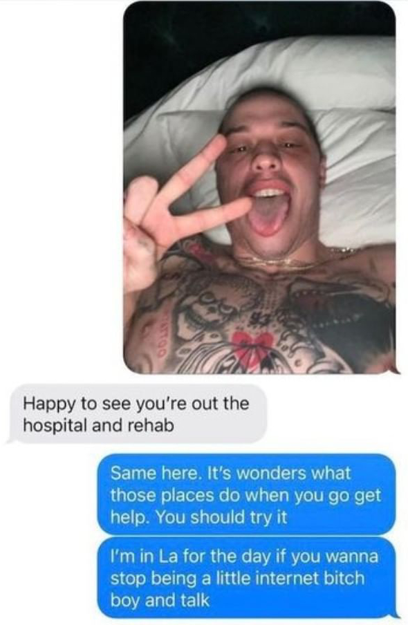 kanye west pete davidson texts 2