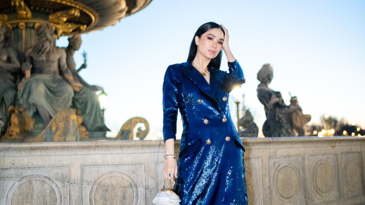 look heart evangelista wore a qu