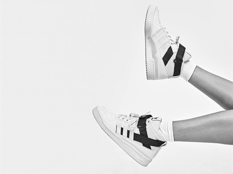 Adidas Originals Forum Mid Parley Female on Foot