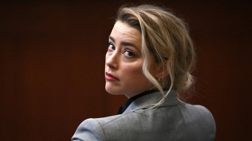 Amber Heard in Court