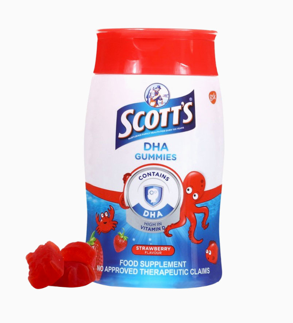 Scotts DHA Gummies Strawberry 60 1