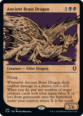 Ancient Brass Dragon rulebook