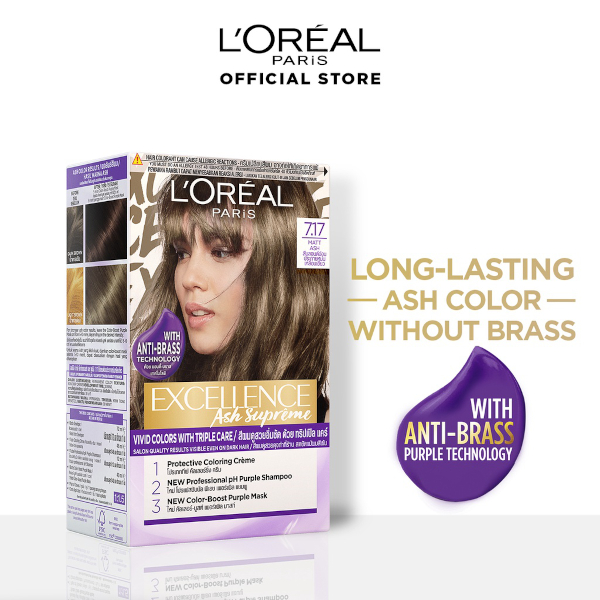 loreal ash color hair dye