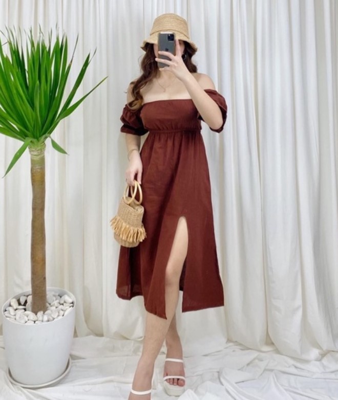 puff sleeve dress