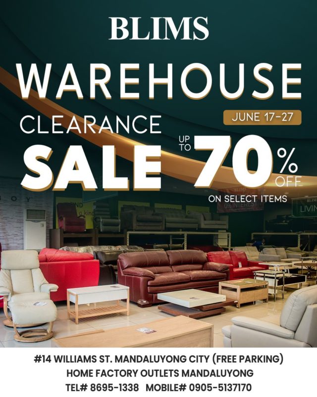 One of the Leading Furniture Stores in the PH Is Having a Clearance