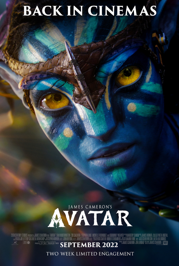 Avatar Remastered Version Poster PH Re release in Cinemas