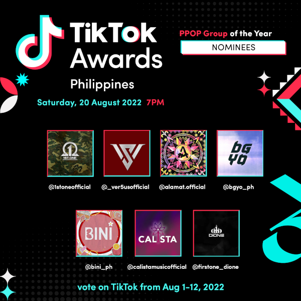 Meet The Nominees Of The Tiktok Awards Philippines 2022 When In Manila