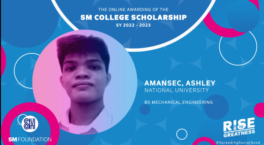 SM Scholar Ashley Amansec