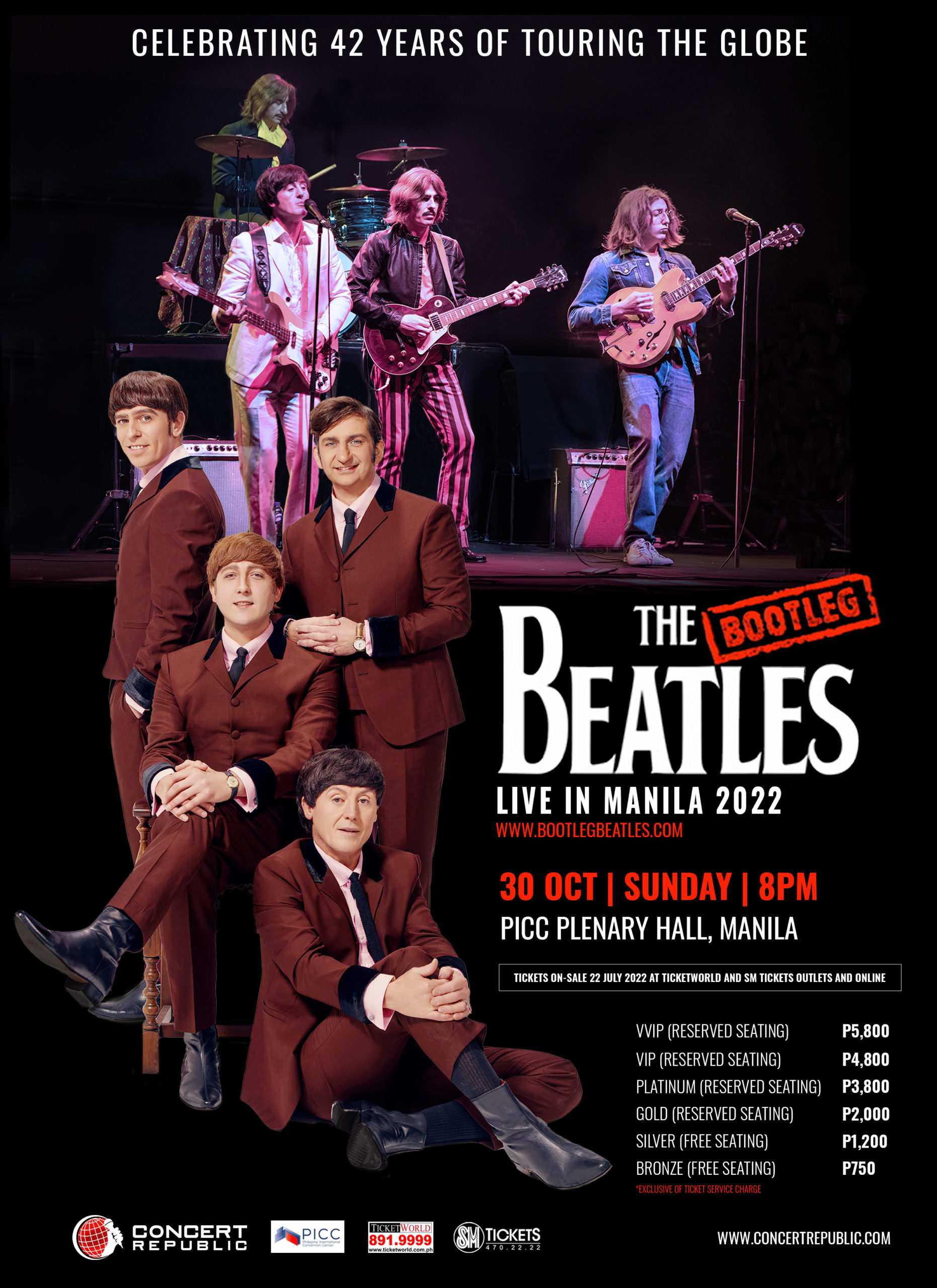 The World-Famous Bootleg Beatles Are Coming Back To Manila This October