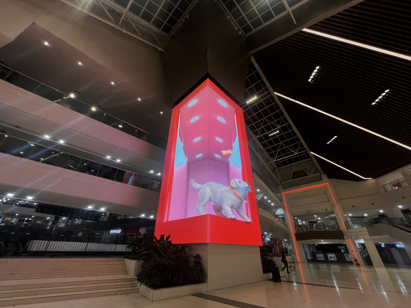 3D Naked Eye LED Billboard at Glorietta Activity Center 2