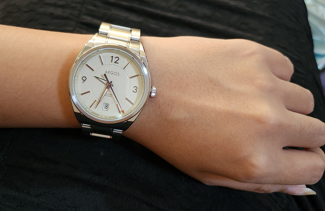 Argos Watch on Wrist