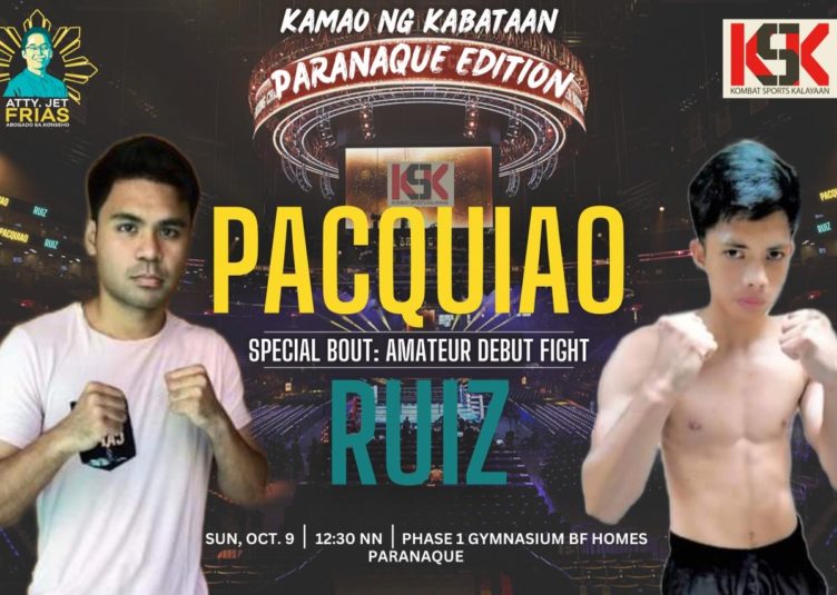 Michael Pacquiao and 50 Other Local Amateur Youth Boxers to Face Off in "Kamao ng Kabataan"