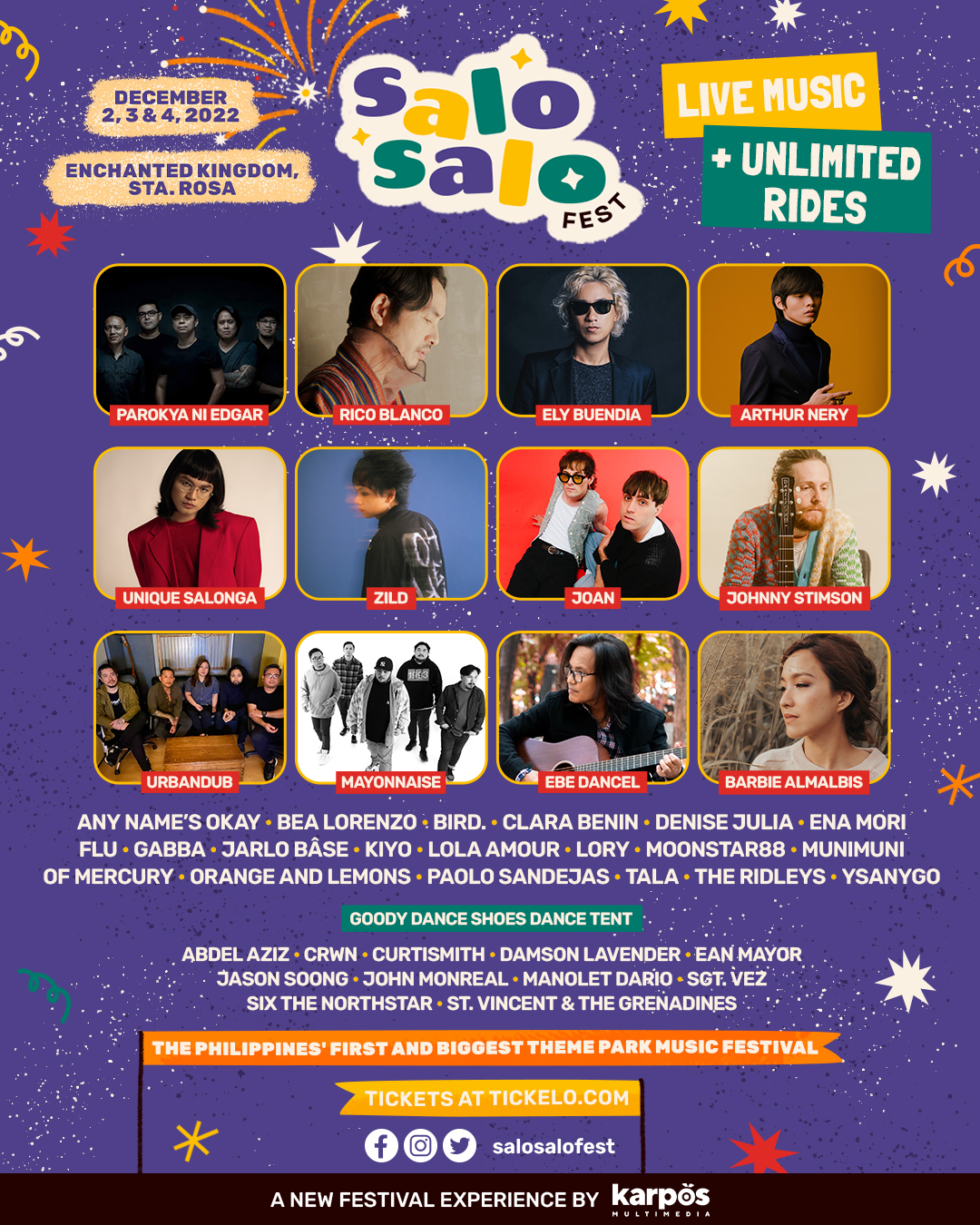 Salo-Salo Fest, Music Festival, Enchanted Kingdom, Karpos Multimedia, Karpos Live