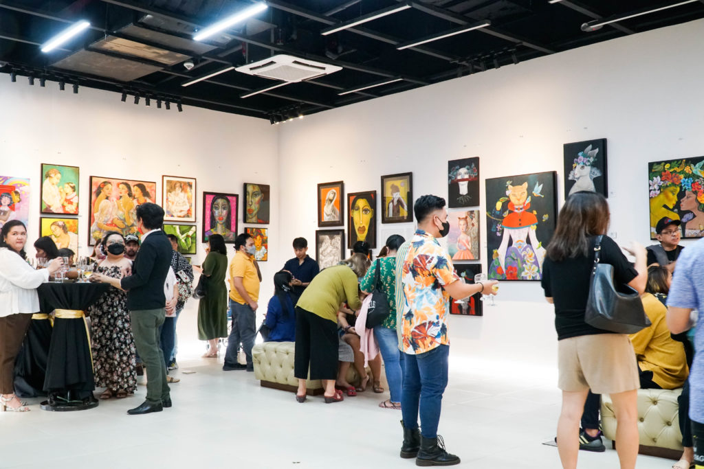 The artists reception of Salinlahi IV Art Exhibition held at drybrush Gallery last Thursday November 3
