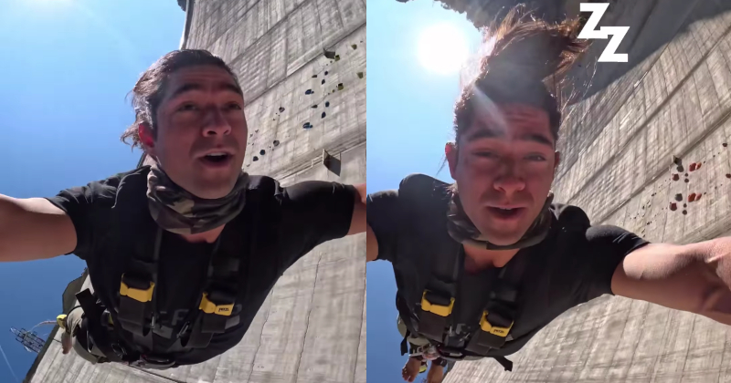 wil dasovich passes out bungee