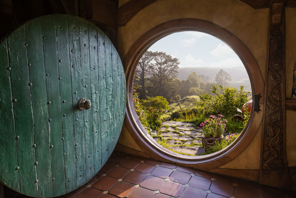 Hobbiton Airbnb View from Hobbit Hole Credit Larnie Nicolson