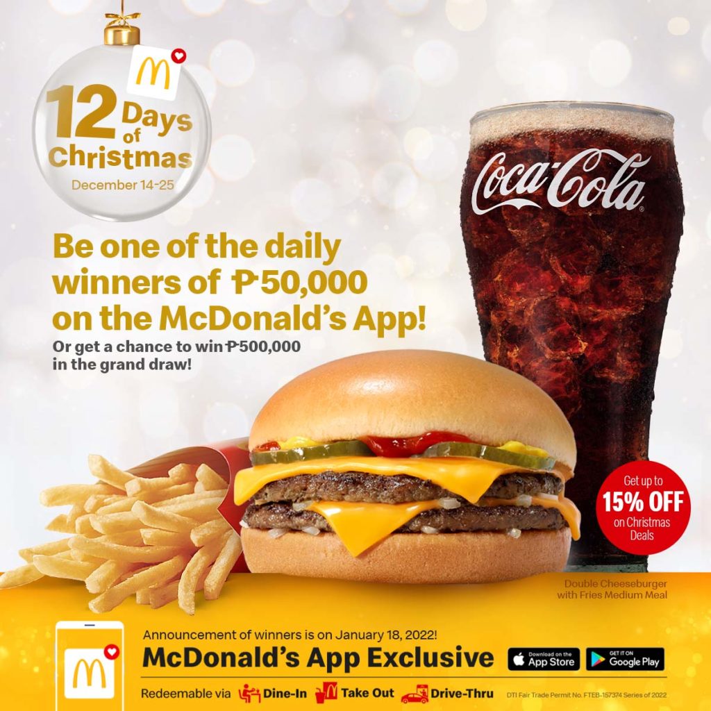 McDonalds launches 12 Days of Christmas from Dec. 14 15
