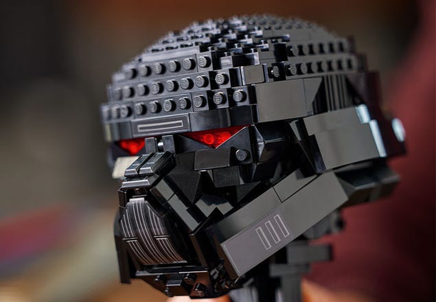 Mindfulness LEGO Kits for Adults LEGO Star Wars Dark Trooper Helmet