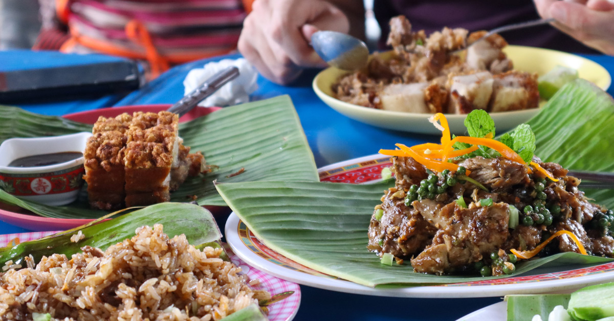 Amazing Thai food in Ayutthaya, Thailand