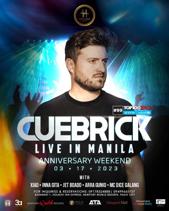 International DJ Cuebrick Is Performing in Manila on March 17 - When In ...