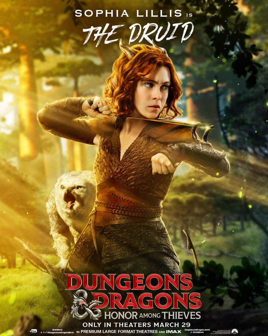 Dungeons and Dragons Movie Sophia Lillis Doric Druid