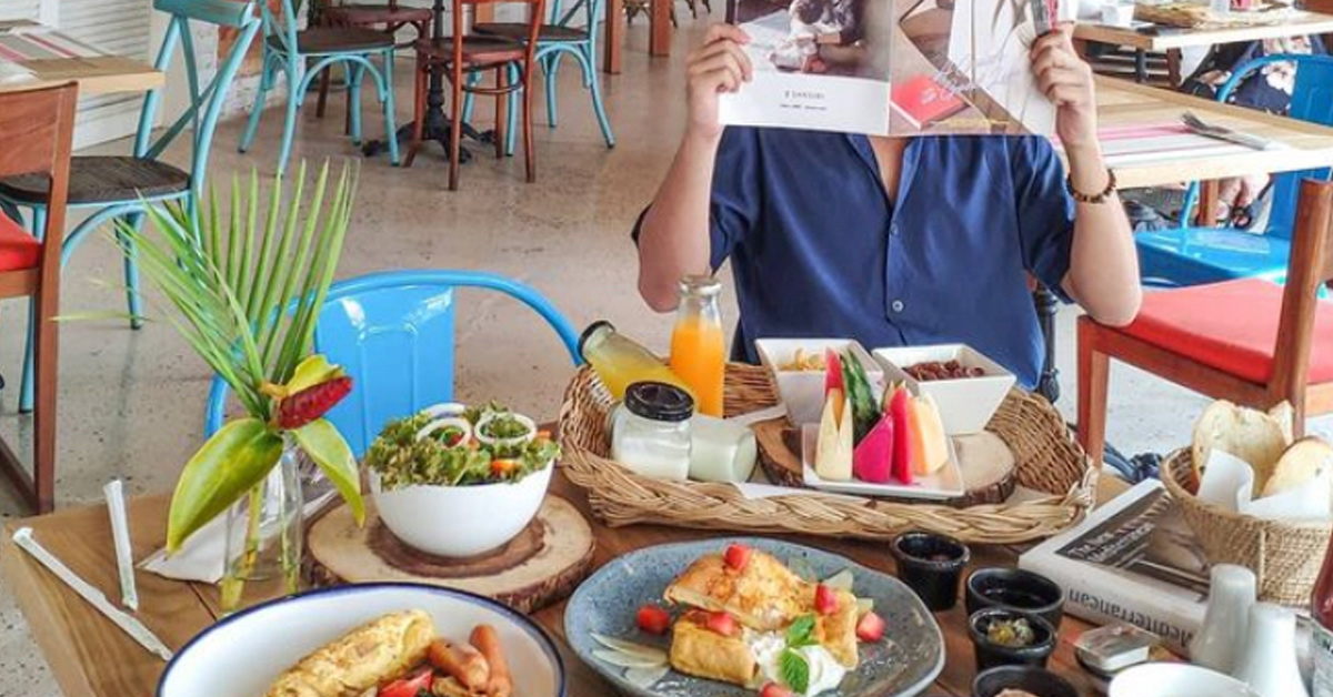 Hearty brunch in Hua Hin, Thailand