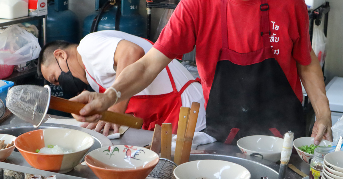 Family-owned Boat Noodles restaurant in Bangkok