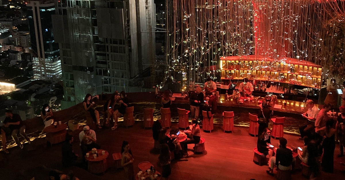(c) Tichuca Rooftop Bar | Very instagrammable rooftop bar in Bangkok