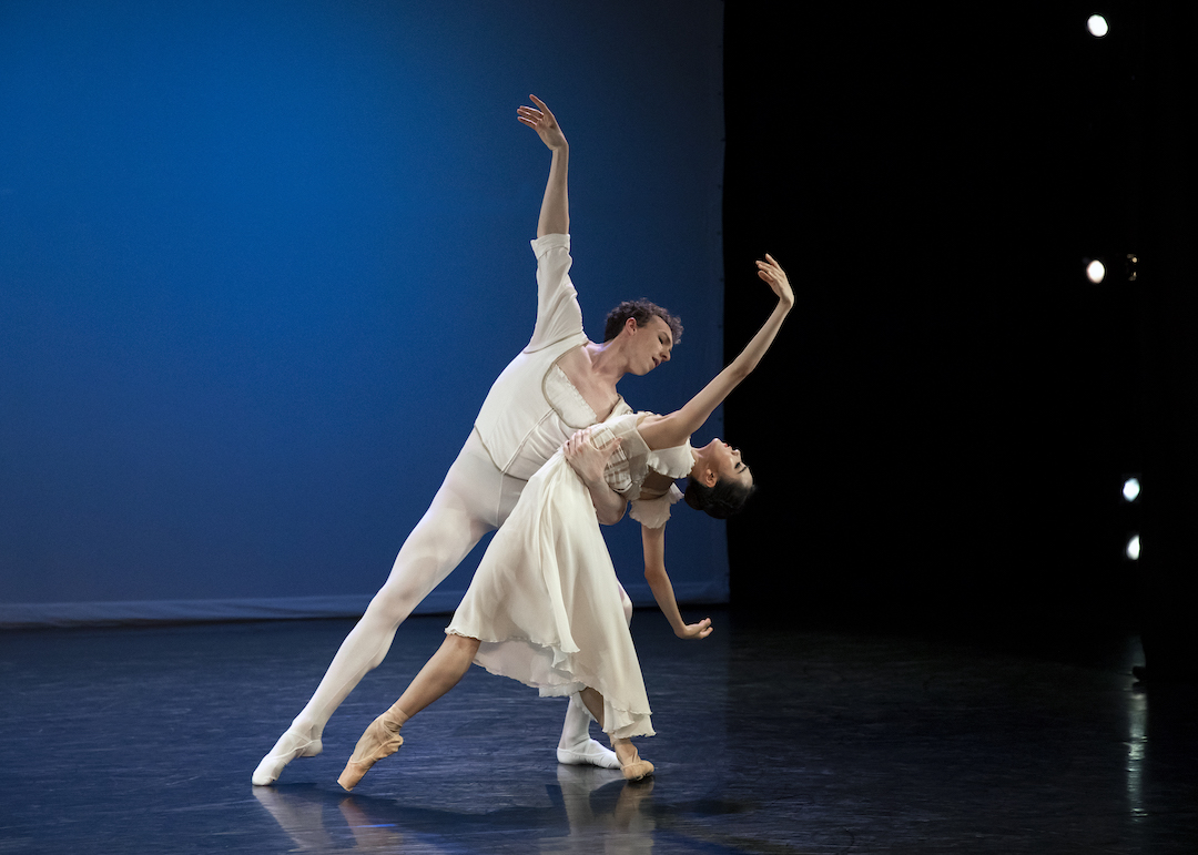 ABT Studio Company performing Seven Sonatas by Alexei Ratmansky featuring Cy Doherty and SunMi Park photo by Erin Baiano