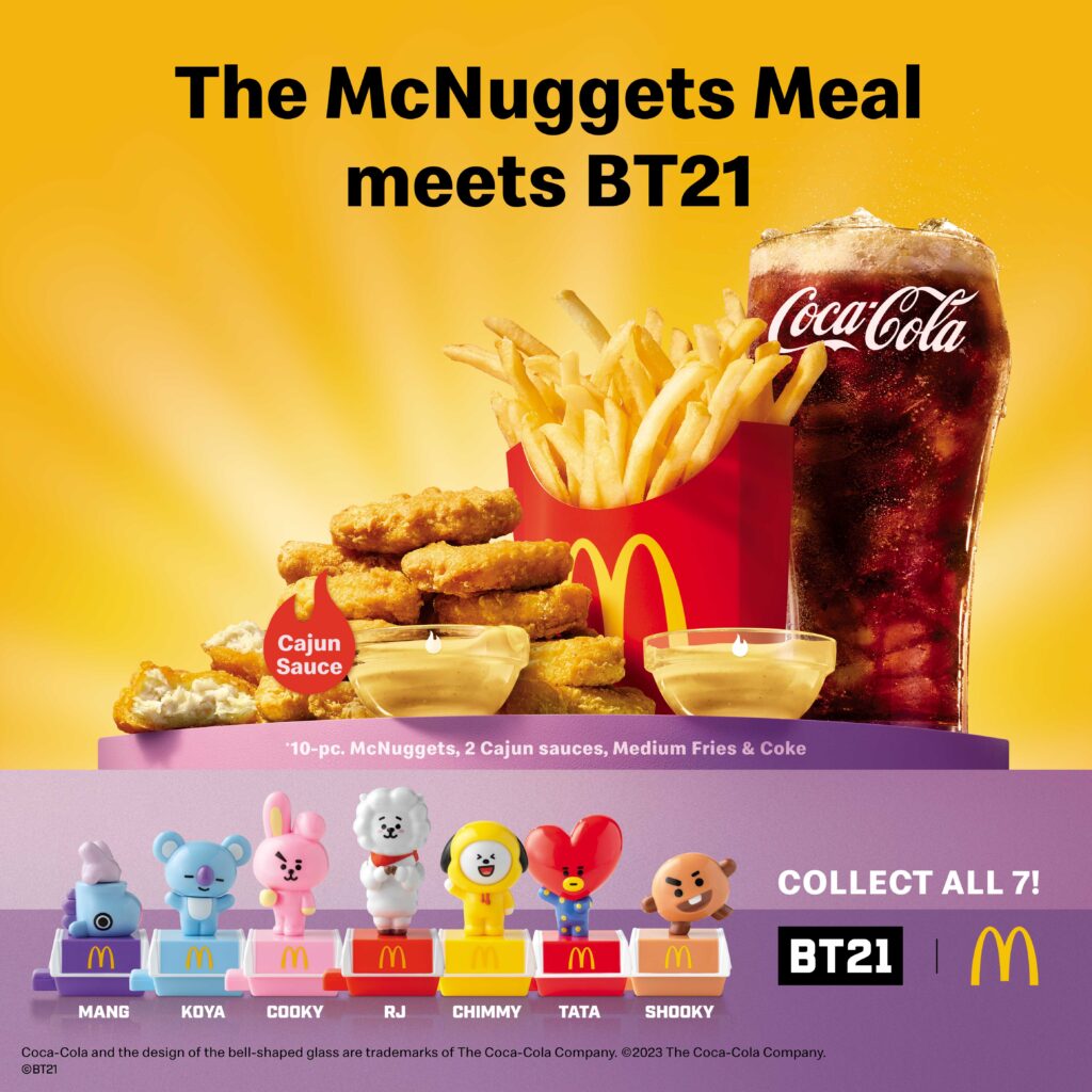 McDonalds McNuggets Meal Meets BT21 is here starting April 15